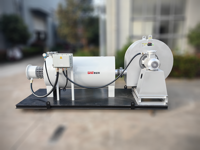 High-temperature air heating system closed loop